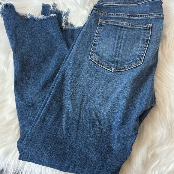 Rag & Bone Hampton Mid Rise Cropped Raw Hem Jeans Sz 28 - Picture 4 of 8